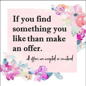 Hi there, feel free to send me an offer. 🌺🌸🌺